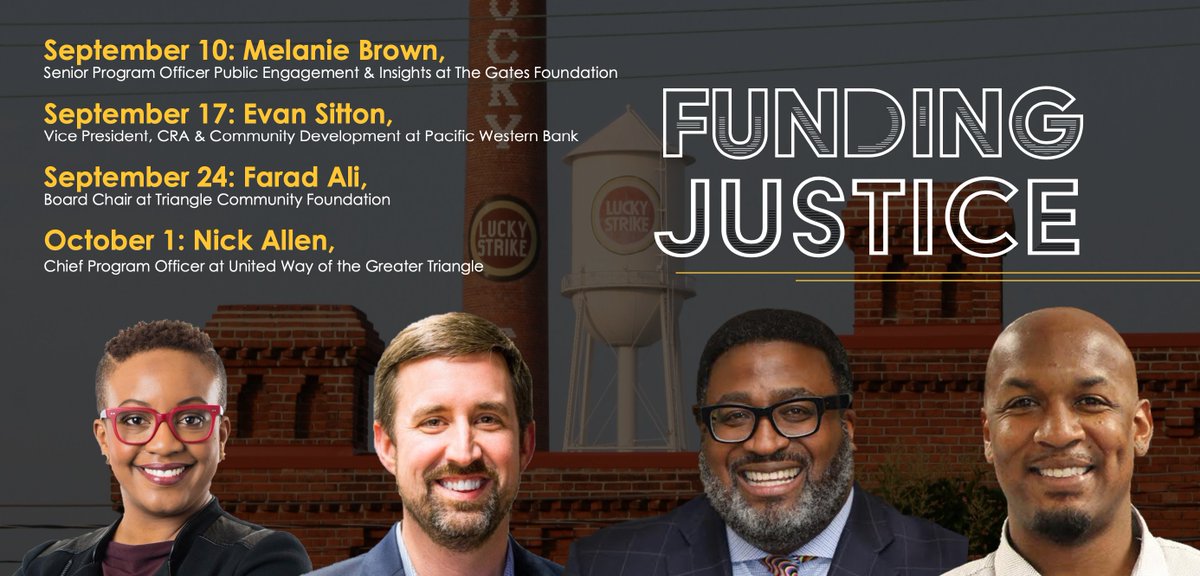 recitynetwork's tweet photo. Don't miss your chance to register for our upcoming Funding Justice series that starts in only 2 days! Spots are limited, so reserve yours today! https://t.co/82l2J5r3H0 #ReCityNetwork #ReCity #Durham #NonProfit #BullCityStrong #FundingJustice https://t.co/zU4sCEVzLj