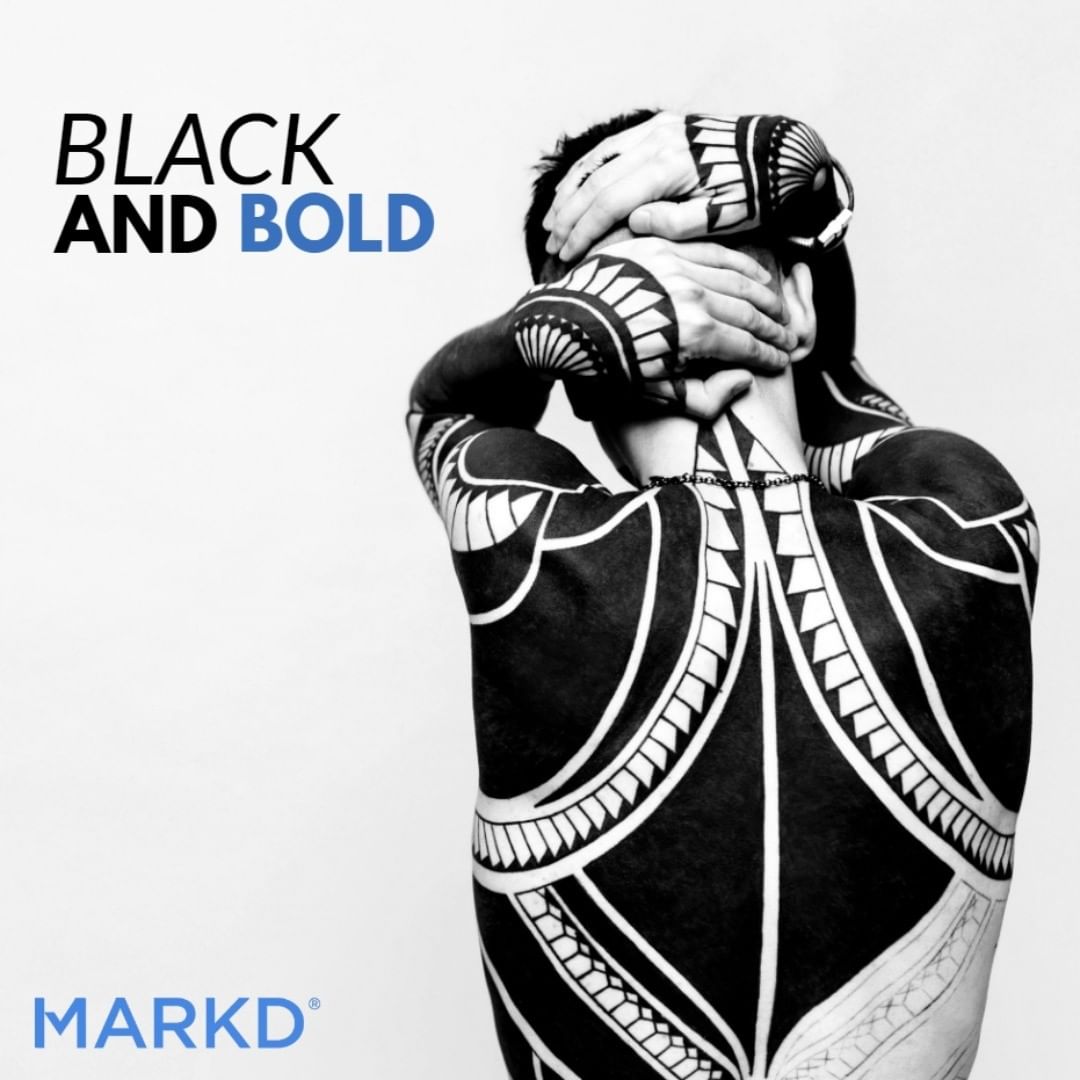 Get_markd's tweet image. Black and bold is what makes Blackwork tattoos. Artists will only use black ink, with the skin as negative space, to create striking pieces.
-----
🌐 getmarkd.com

#getmarkd #tattooed #tattoo #tattoos #inked #ink #tattooartist #tattooart #tattoolife #art #tattooist