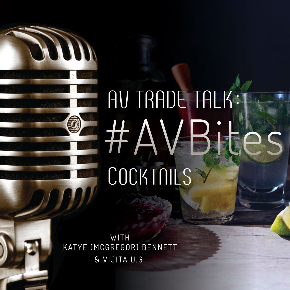 AVTradeTalk's tweet photo. @katyemcgregor &amp; @Views_by_V  talk to award-winning bartender Jeff Savage of @botanistdining, who shares his take on the Cordial &amp; tips only  pros know. He's joined by bro Jayson, Barrie McCorkle @DTools &amp; @swtobin! Very fun #AVfoodies #AVintheAM #AVtweeps
https://t.co/3dp4TARZ04 https://t.co/slNI7r2Wmo