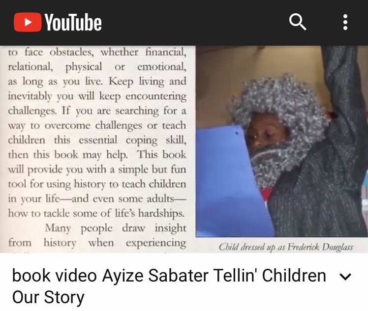 AyizeS's tweet photo. #HipHopEd using #CRT for a #TellOurStory lesson we had youth dress up as #FrederickDouglas & read his words #OurStory! It’s my small help #TellCOS ! @chrisemdin @darylhowardphd @AngelJonesPhD @BlackApple4ed See: https://t.co/JHa36WE4dp Thx @YouTube https://t.co/7oFri9DIBn