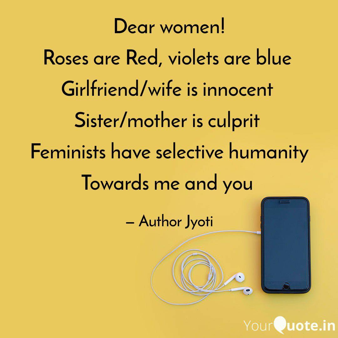 #letstalkaboutmen #sisters #mothers #feminismexplained #rheachakraborthy #sushantsinghrajput 
 
Read my thoughts on @YourQuoteApp at yourquote.in/jyoti-pandey-b…