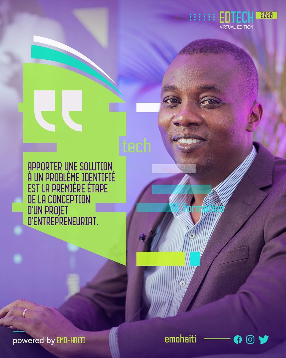 mrockandre's tweet photo. Merci encore #EmoHaiti  
#EdTechSummit2020 https://t.co/XDHPouozfA