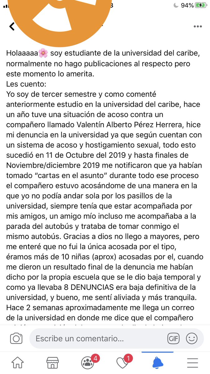 MeTooUNICARIBE's tweet photo. @UcaribeOficial  exigimos acción inmediata en este caso, ya habíamos denunciado varios casos a través de nuestra cuenta, no solo es dar de baja ¿Quien nos da la certeza que no nos agredira? FUERA VALENTIN DE LA UNICARIBE. #CeroTolerancia #JUSTICIA😡 https://t.co/5Ofmulj7AA