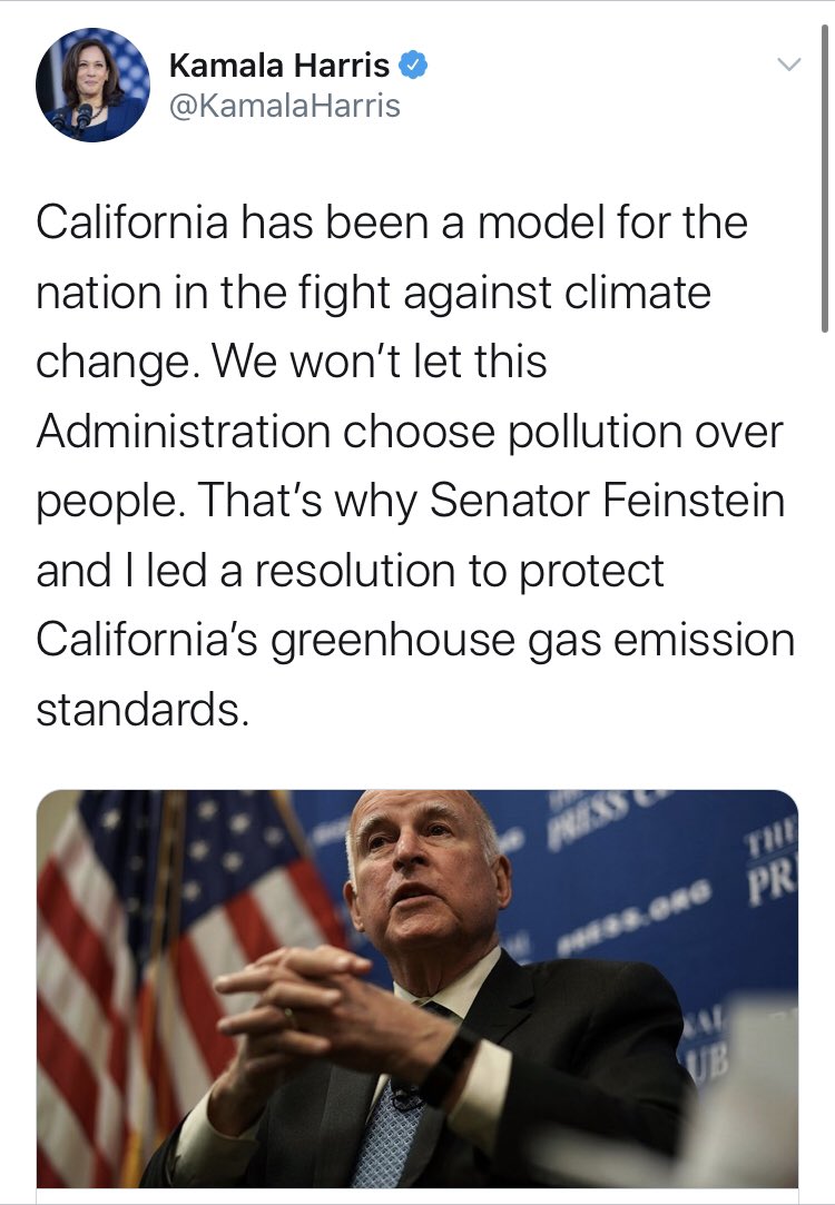You’ll surely remember that, right now, the people of Los Angeles can’t control their own ACs because of California’s awful climate policies.  @KamalaHarris must’ve missed the memo. Unless this is “a model for the nation”?