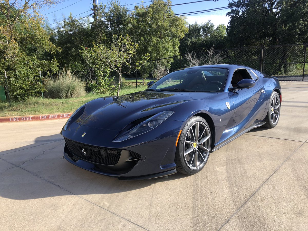 FerrariAustin's tweet photo. The #812GTS has arrived to the dealership! 🔥 https://t.co/t6unLfJqxo