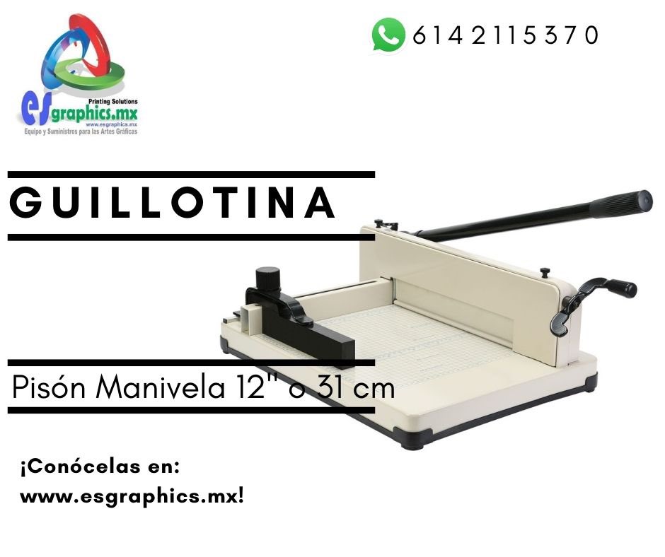 Guillotina Manual 17 Pison Manivela
