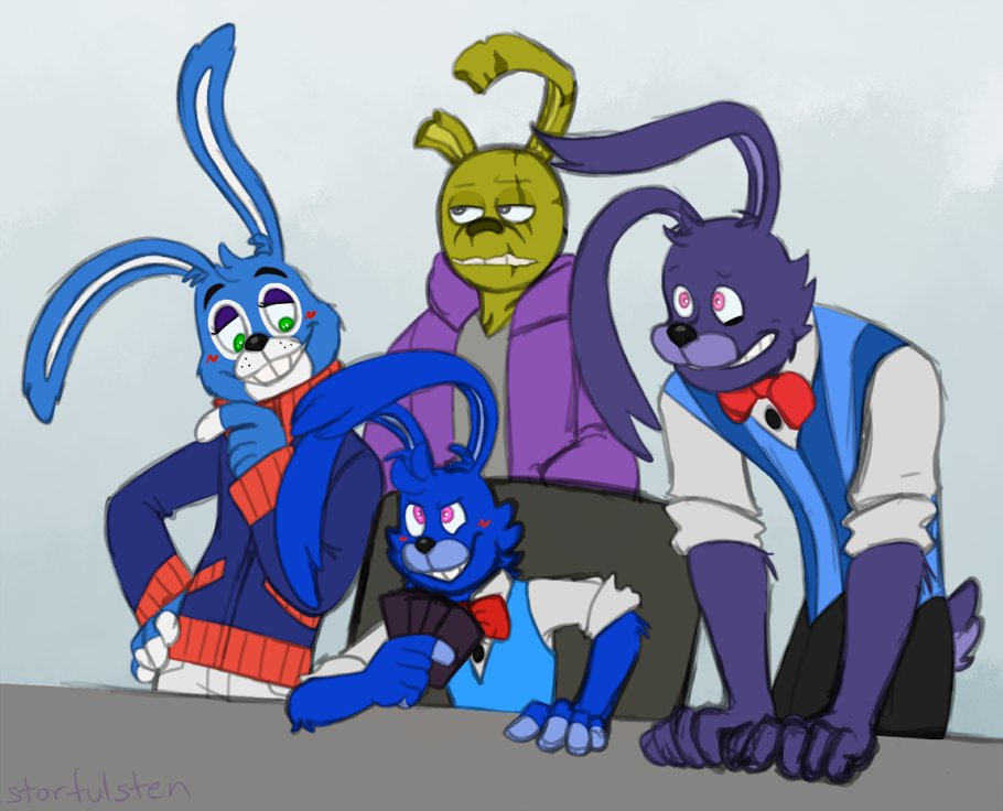 crusadercap's tweet photo. silly fluff au shenanigans bc it's fun #funtimefreddy #bonbon #andsomehomies #bearsvsbuns #fnafAU #mushyfluffau #takeitorleaveit #idclol https://t.co/wmJFvWnru3