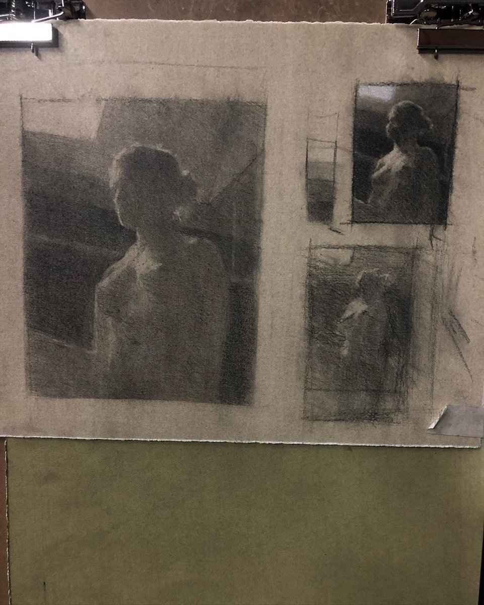 gcanyc's tweet image. Light, form, the inextinguishable human spirit

Tonal figure study by student Tyler Berry