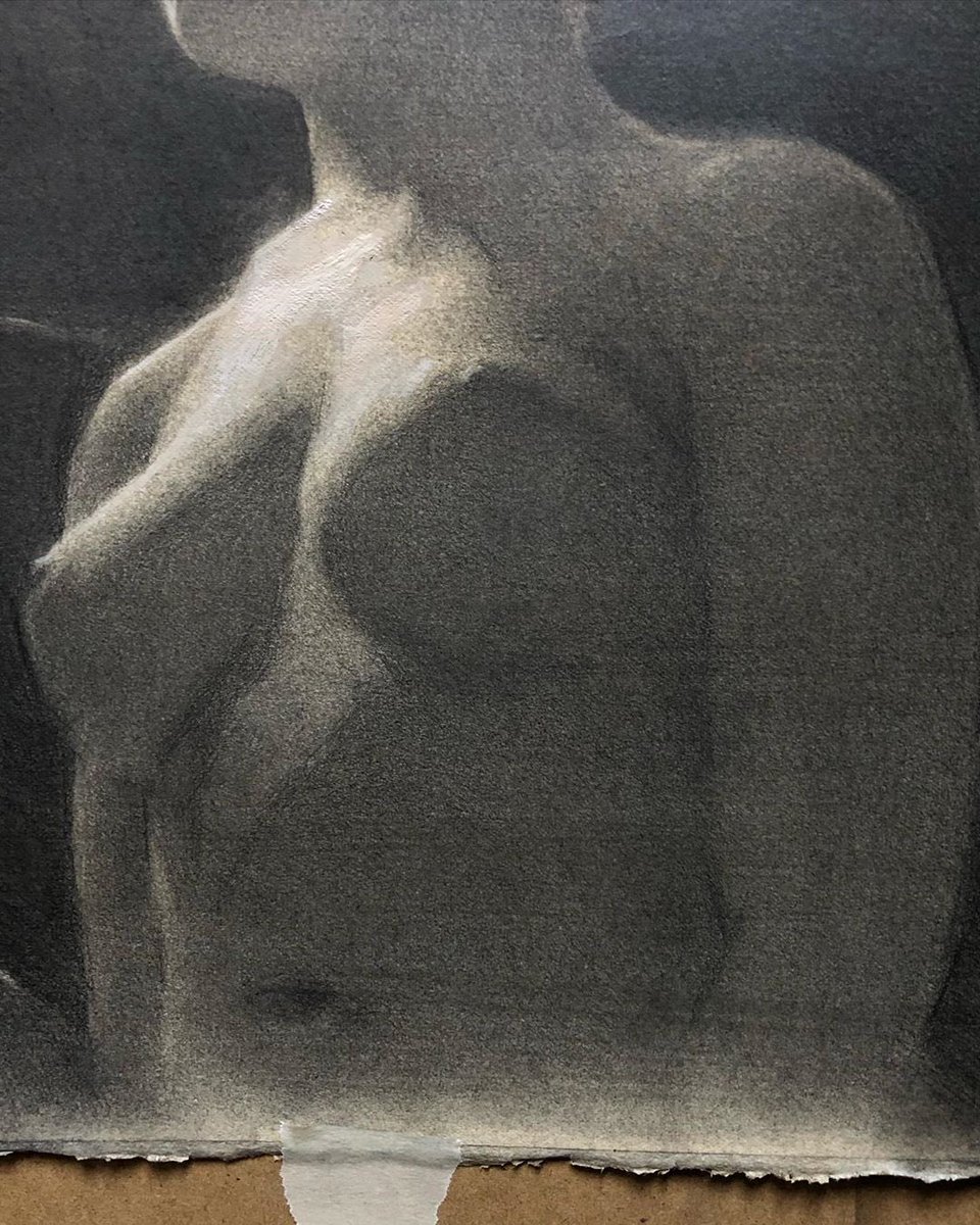 gcanyc's tweet image. Light, form, the inextinguishable human spirit

Tonal figure study by student Tyler Berry