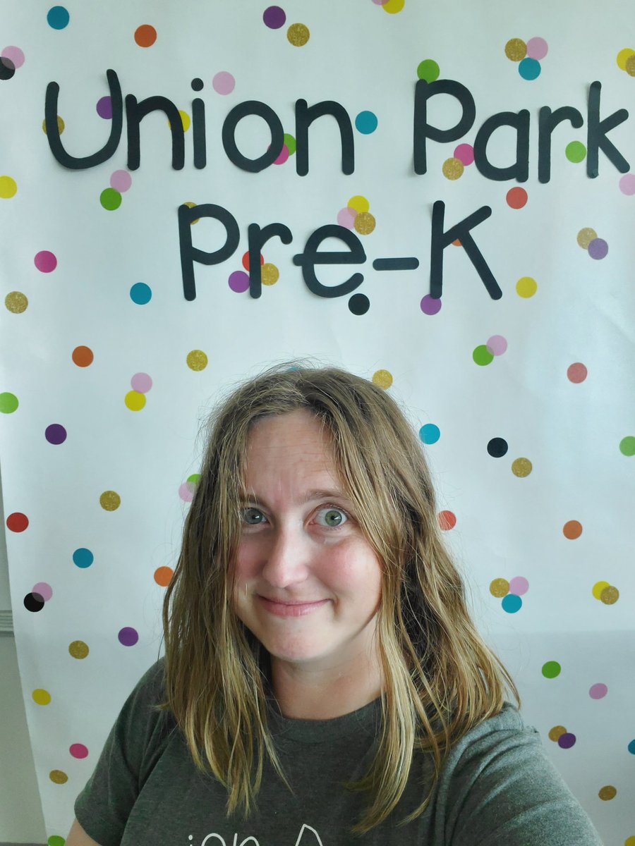 2nd first day of yr 9 is in the books! It was A DAY! Ended up with epic #PreK hair and a sunburn. Exhausted, but grateful for having my kiddos with me, for my aide who keeps me laughing, and for the amazing growth that's coming! #magicinthismess #yearninefeelingdivine #PreKlife