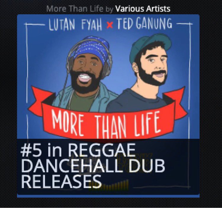 TedGanung's tweet photo. Back in the charts on @beatport with ‘More Than Life’ at no.5 for #Reggae / #Dub / #Dancehall Releases. + remixes by @bennypagemusic x @THINKTONKDAN / #deepervisionrecordings @labelworx
Beatport: https://t.co/o6AGhqBwpJ https://t.co/6f4pdlFxyK