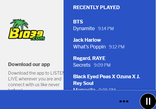 Eyyyy @BTS_twt won the #BeTheBoss Poll today! Can't get enough of you playing #BTS_Dynamite on @B1039Radio 💜💜💜 Thanks for giving it a spin!🔱