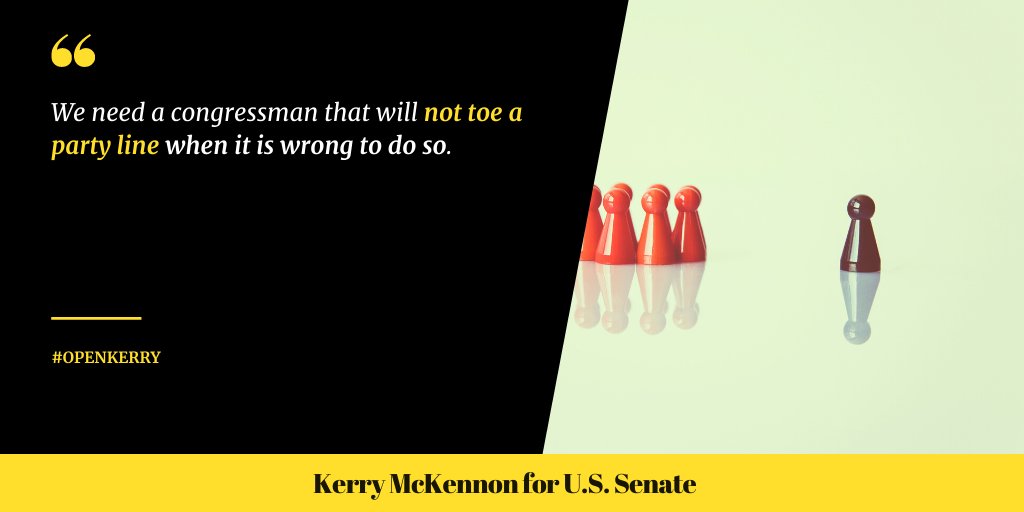 McKennon2020's tweet photo. Want to hear how I plan to fight for your Liberties as U.S. Senator from Texas? Check out my recent interview with The Amarillo Pioneer. https://t.co/dTFJR7dRSJ

#openKerry https://t.co/XTWBHk13hg