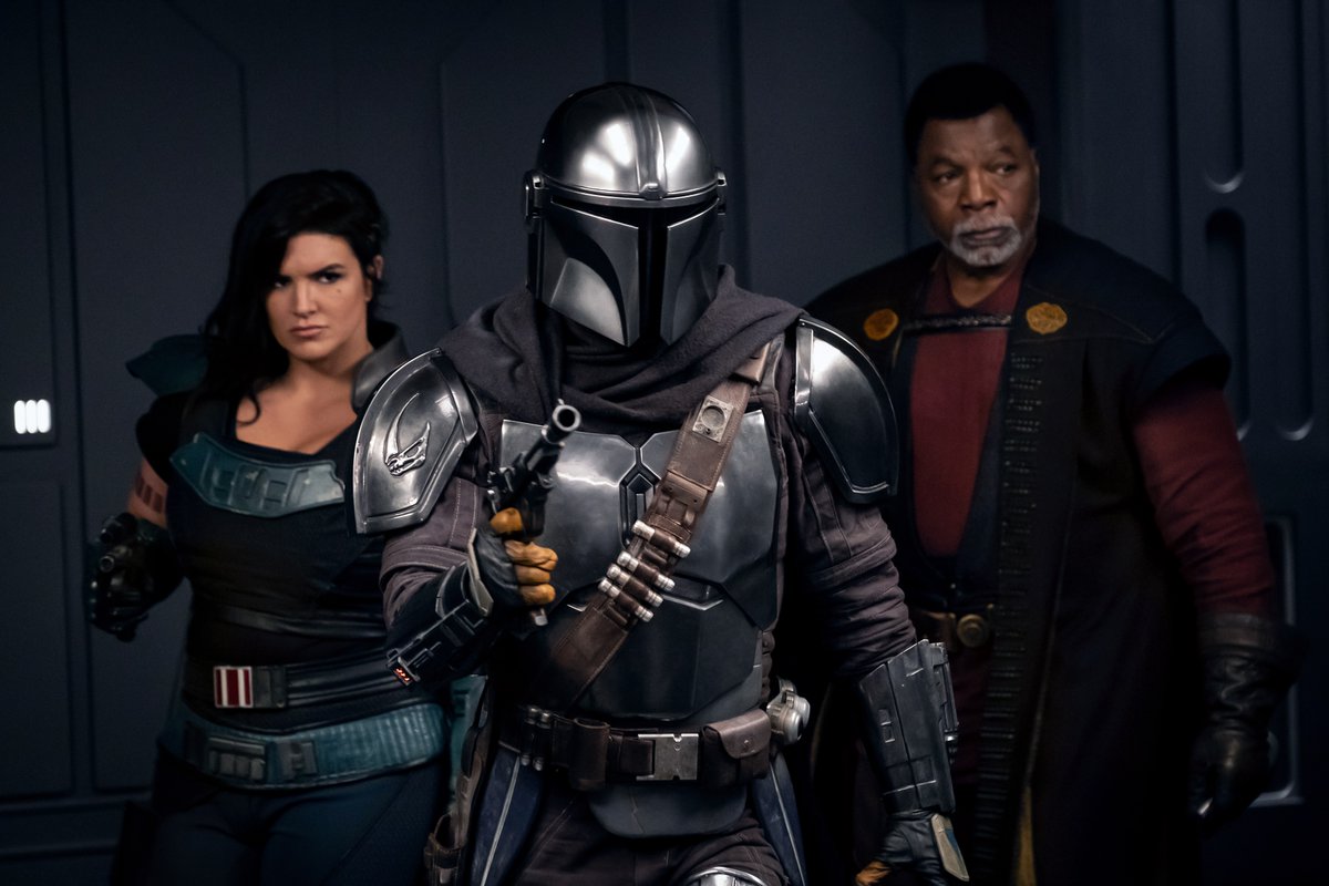 themandalorian's tweet photo. New adventures await... Check out the new images from the second season of #TheMandalorian as seen in @EW. New episodes start streaming Oct. 30 on #DisneyPlus. (1/2) https://t.co/VFuSV6sJzz