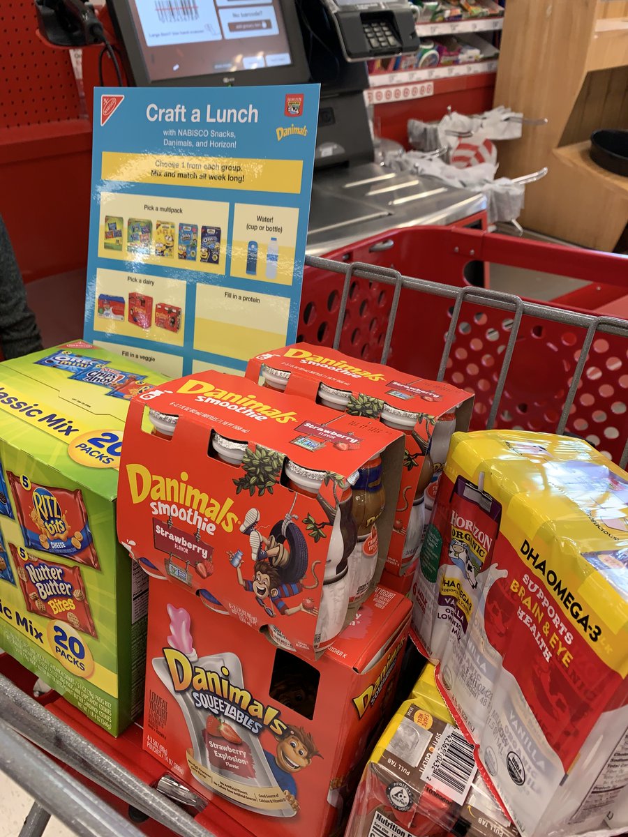 Here are some ways to craft lunch &amp; provide a balanced meal for your kids while you are shopping for all your school needs at <a href="/Target/">Target</a>. Let’s make lunch exciting and fun using <a href="/nabisco/">NABISCO</a> Multipack Snacks @Danimals. 
downtownhouston.macaronikid.com/articles/5f218…
#Ad #CraftYourLunchAtTarget #backtoschool