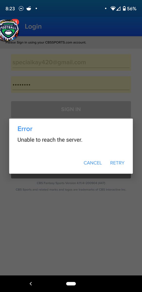 Doc_Hollladay's tweet photo. @CBSFantasy
REALLY @CBSFantasy #cbsfantasyfootball our draft night ruined cuz of this mess. Multiple users same issues!! Not cool https://t.co/8hWvp8vu92