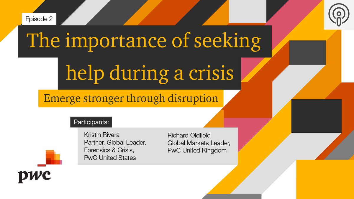 What impact has COVID-19 had on institutional trust and reliance on shared experience? @oldfieldrich &amp; I explore how to tap into your network for expertise. Listen now. pwc.to/Podcast-ESD #CrisisManagement #CrisisResponse #trust