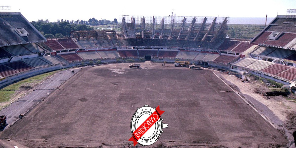 riversionismo's tweet photo. Reformas Estadio Monumental 1977. 
#RiverPlate #EstadioMonumental #Monumental #RiverRetro https://t.co/Shl6VDJXWb