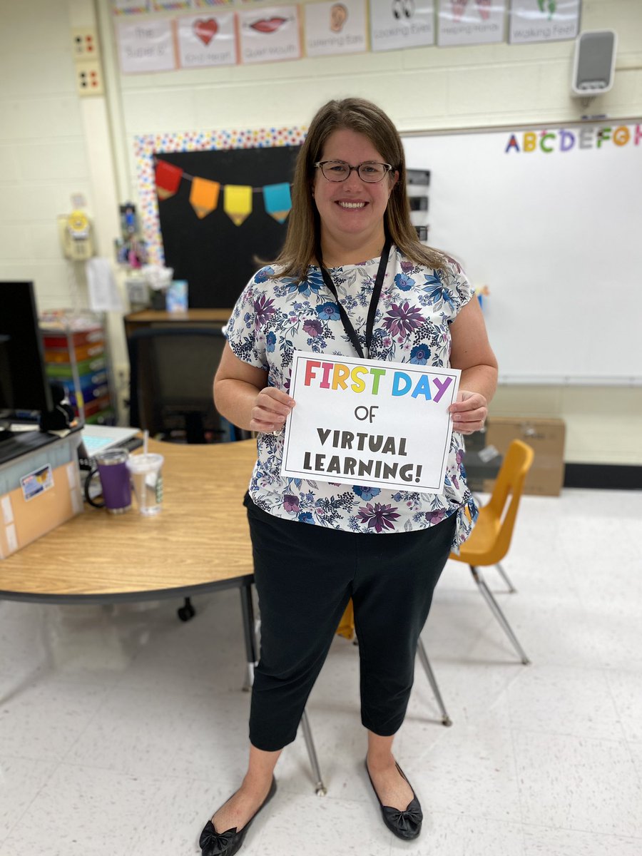 First day of virtual learning! Year 17 begins! 😷