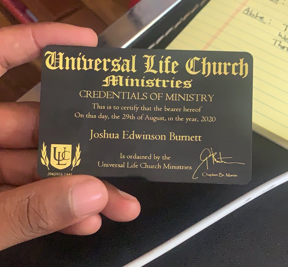 joshysweatpants's tweet photo. Hit my line if you’re getting married and need someone to officiate your ceremony. Idk how much priests charge but it’s probably too much.

I love weddings and love so all I charge is an invite to the reception, free drinks, and free food. https://t.co/5nf4kqMs7W