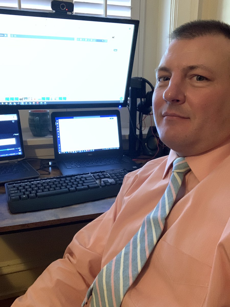 Ready for virtual learning!  #OneFamily <a href="/VHS_BlueDevils/">Varina High School</a> <a href="/HenricoSchools/">Henrico Schools</a> <a href="/VHS_Science/">Varina High School Science Department</a> @ap_vhs <a href="/VAeducatorDAT/">Dr. Darin A. Thompson</a> <a href="/kyambio/">Ms. K. Yam</a>