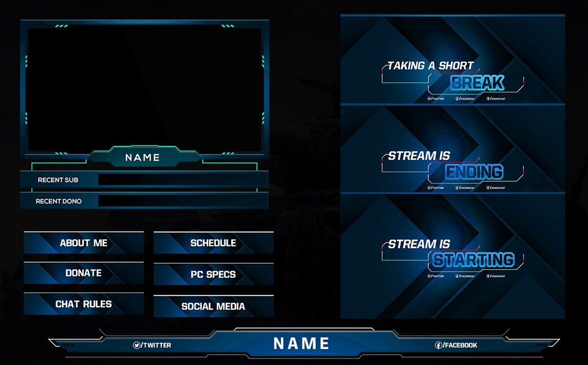 GfxStreamer's tweet photo. #overlays 
#ourwork
#customelogos
#promotionaloffer
#DM https://t.co/WnDpYY6own