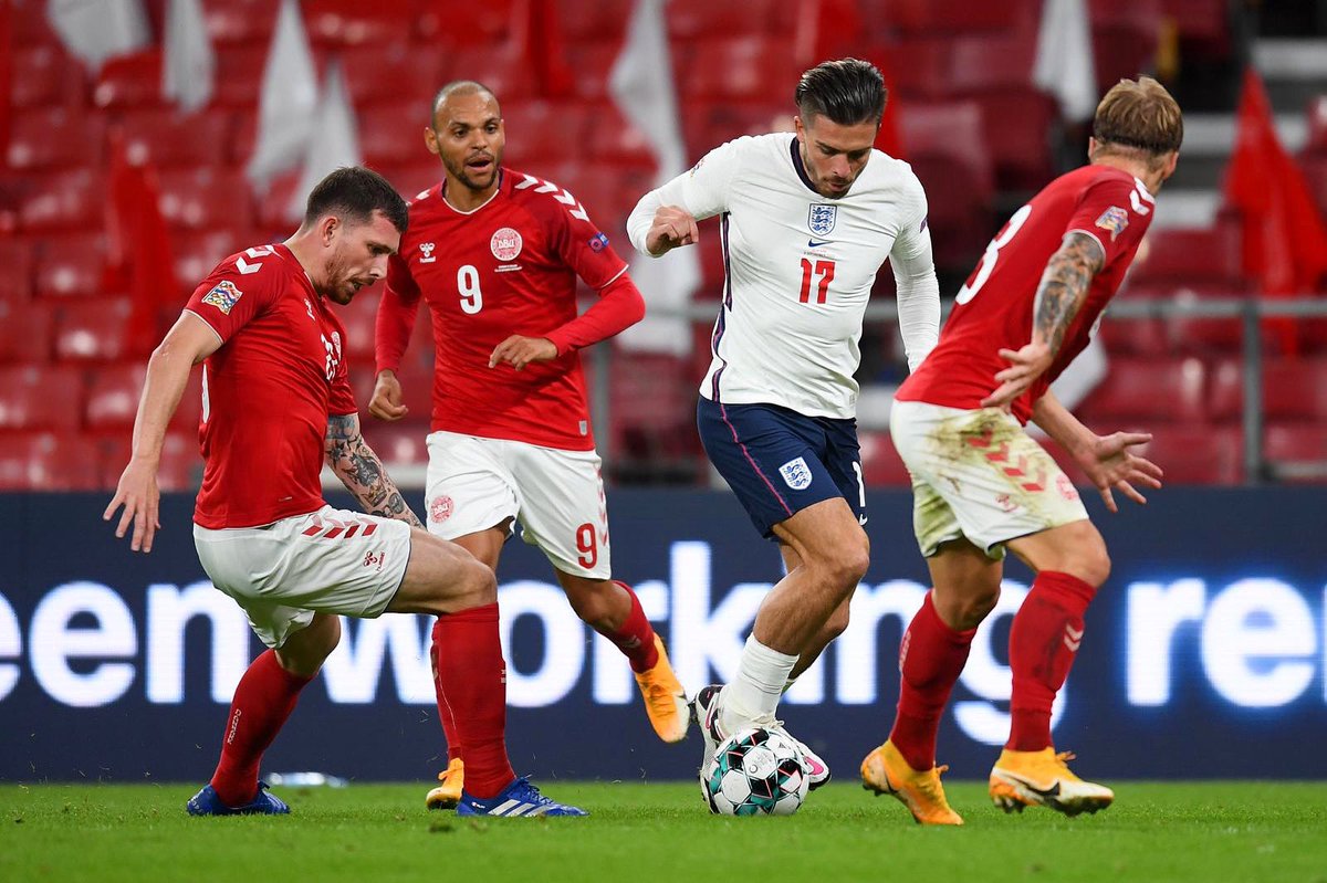 JackGrealish's tweet photo. Dream come true to make my @England debut tonight and a proud and emotional moment for me and my family. What a absolute privilege. 🙏🏼🏴󠁧󠁢󠁥󠁮󠁧󠁿 #ThreeLions https://t.co/EjejPO7GHB