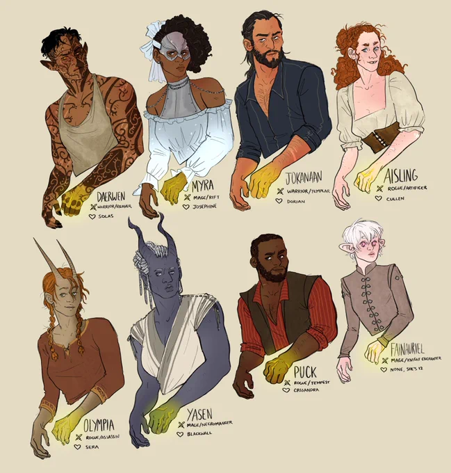 my inquisitors.......,.,,, #DragonAge 