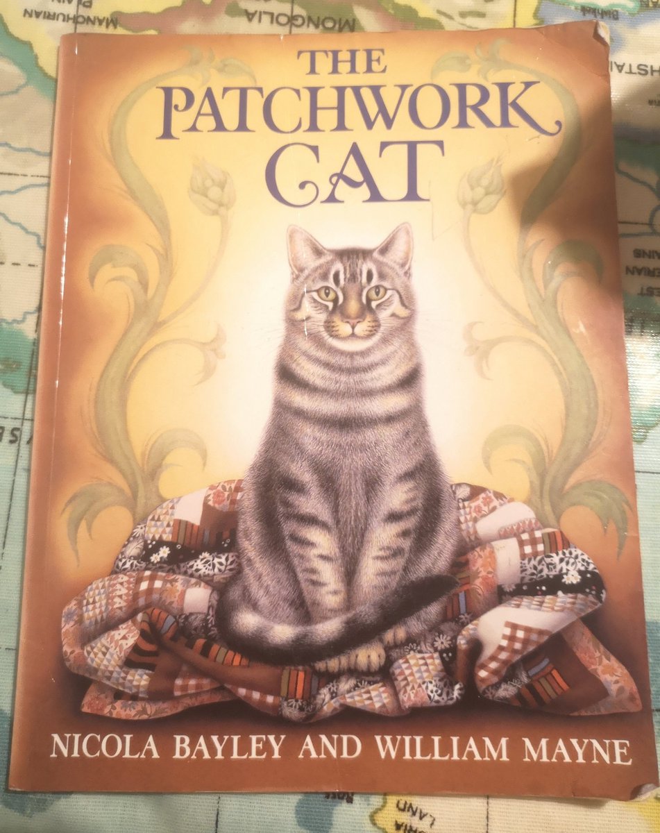 Running2staysa1's tweet photo. Read this 4 or 5 times today including at bedtime. Small really likes it and I do too as I had it as a child. Love the illustrations. #bedtimestories #patchworkcat #childhoodmemories https://t.co/iJ53eY1uBl
