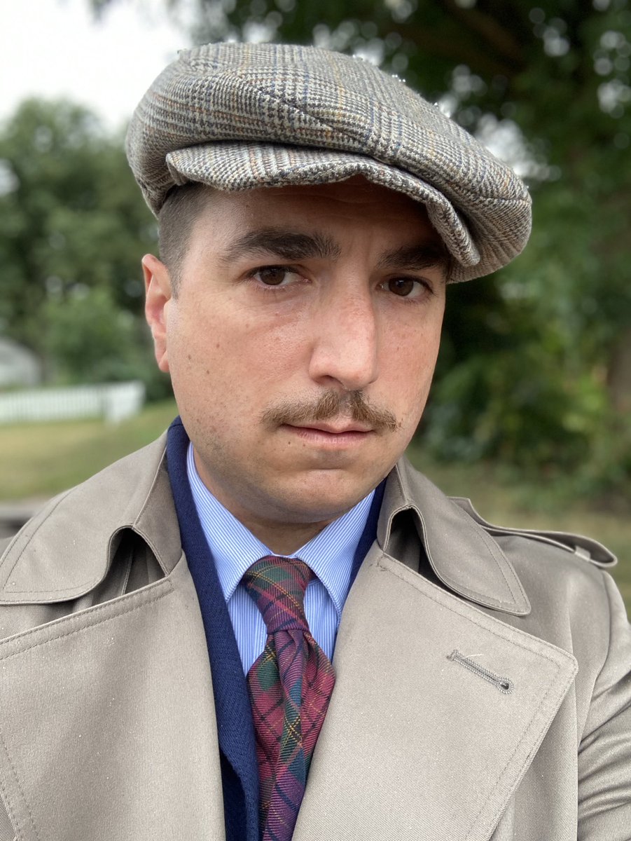 my1928's tweet photo. Hard to believe that it was 95 two days ago, and 45 today. Time to unpack the autumn layers. #my1928 #my1928styleforeducation #paraeducator #orangecityiowa #menstyle #vintagestyle https://t.co/iWTqWv0JyT