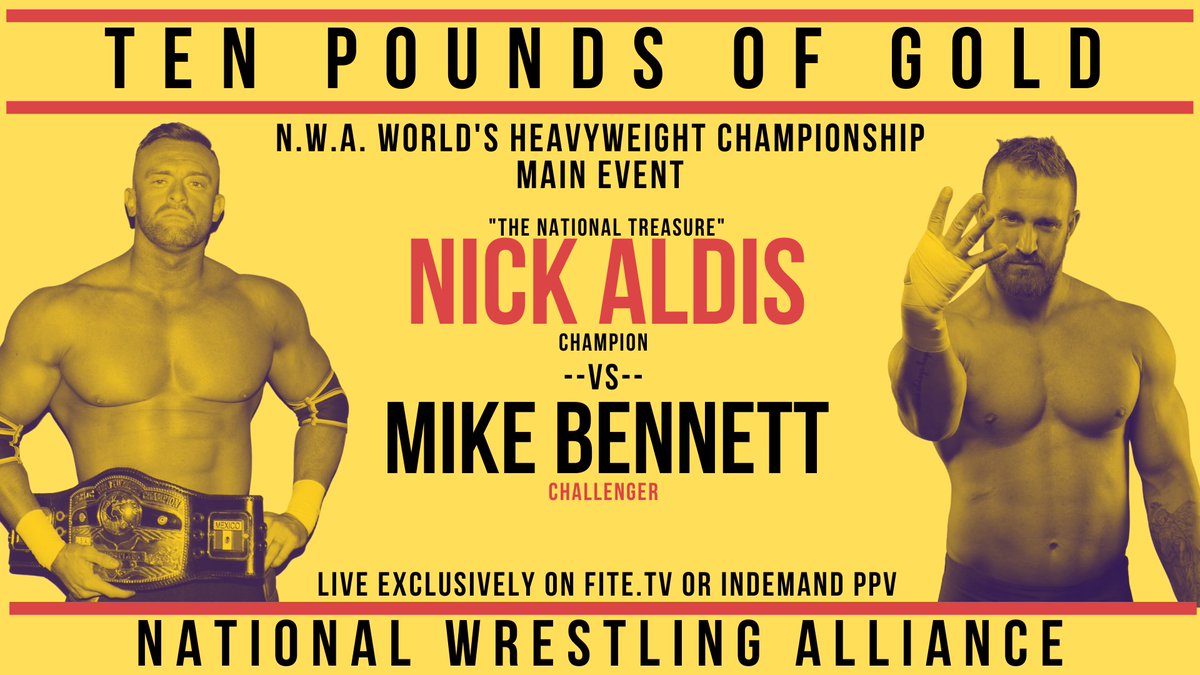 nwa's tweet photo. The series that started it all is back!

Ten Pounds of Gold | 6pm ET

https://t.co/YMaDFmzw4N https://t.co/6otgBpnb1d