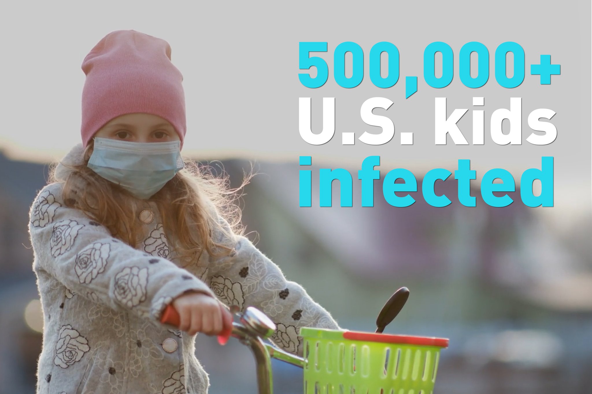 Over 500,000 children in the U.S. have tested positive for #COVID-19