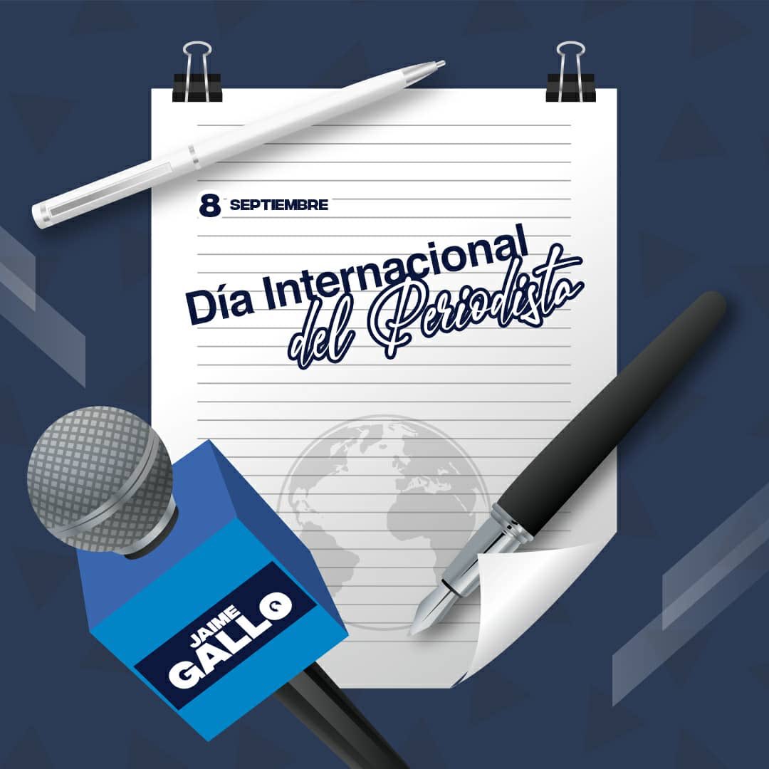 Envío una felicitación especial a los periodistas en su día, su trabajo es un aporte esencial para construir democracias sólidas, donde exista la libertad de expresar sus ideas.   #DíaInternacionalDelPeriodista