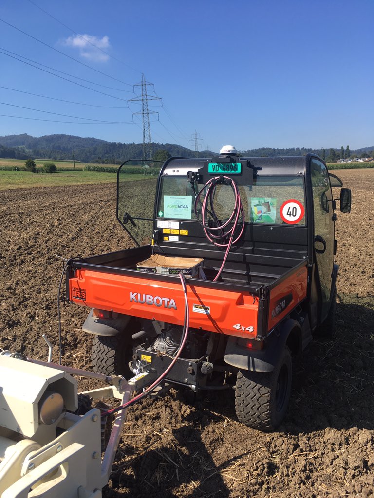 PMesseiller's tweet image. Scan des parcelles à Swiss future Farm, un grand merci à Agroscope, Field scan at Swiss future Farm, thank you #Agroscope