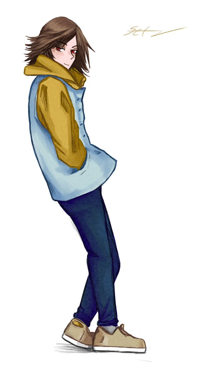 Setima_7C's tweet photo. 2020 art today (yellow hoodie) vs feb // My Oc Vespa
#oldartnewart #myartatyle #webtooncanvas #oc #characterclothes #characterdesign #originalart #originalcharacters #NewArtWork #digitalart #2020art #painttoolsai #mycharacter #fashion #hoodieclothing #artgrowth #illustration https://t.co/p2aAKyG25m