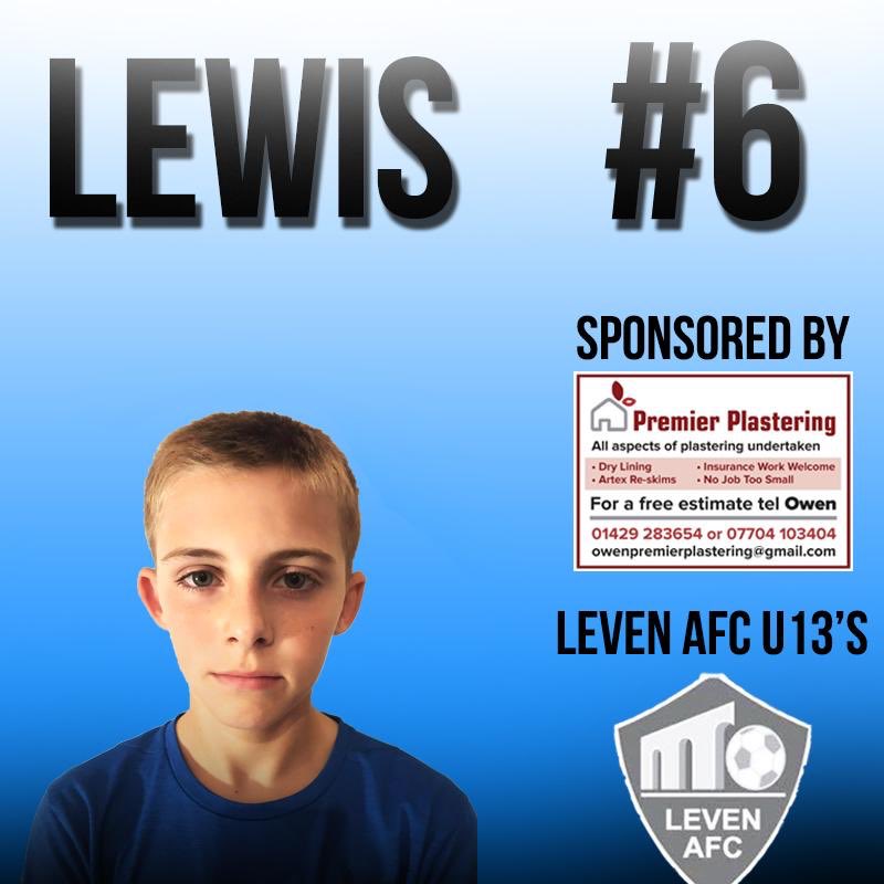Massive thank you to Owen @ Premier Plastering, based in Yarm and Eaglescliffe, for sponsoring our midfield dynamo Lewis this season. 

Local businesses helping grassroots football! Priceless! 

Thanks again 👏🏻 #sponsor #leven #grassroots #football #team #utl