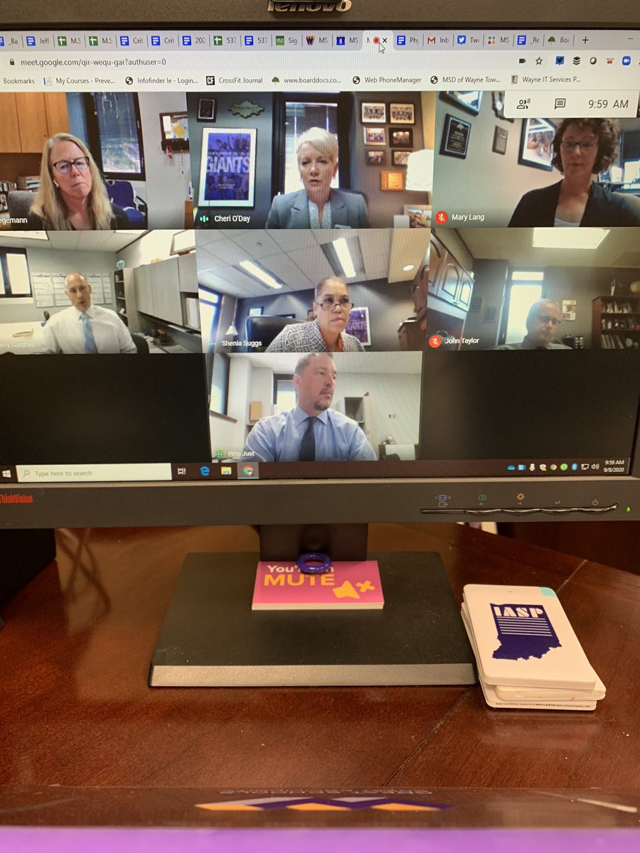 WayneTwpSuper's tweet photo. Due to Labor Day, the Superintendent’s Cabinet met on a Tuesday.  A great meeting with these amazing leaders in unprecedented times.  #blessedleader #wearewayne https://t.co/4I2tMx6ERs