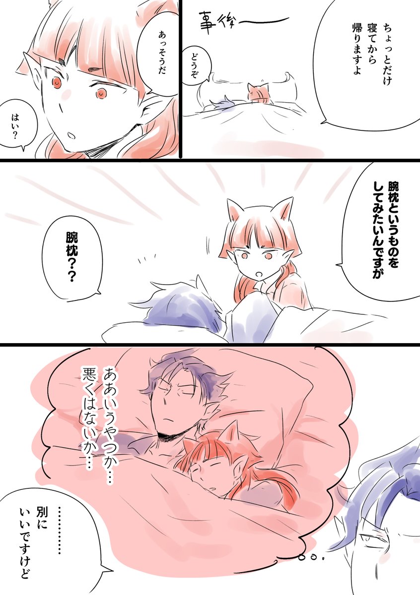 今日のらくがき
事後カルオペ
勝手に先輩の家に通ってくる先輩 