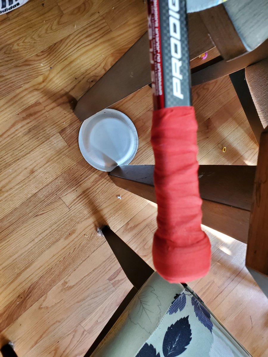 movinmanmatt's tweet photo. @Eddieonfox its been 30 plus years since I've had to tape a stick.  Id liek your expert opinion on the little guys new stick.  How'd I do? #dadsweat https://t.co/Fbuf9saSO9
