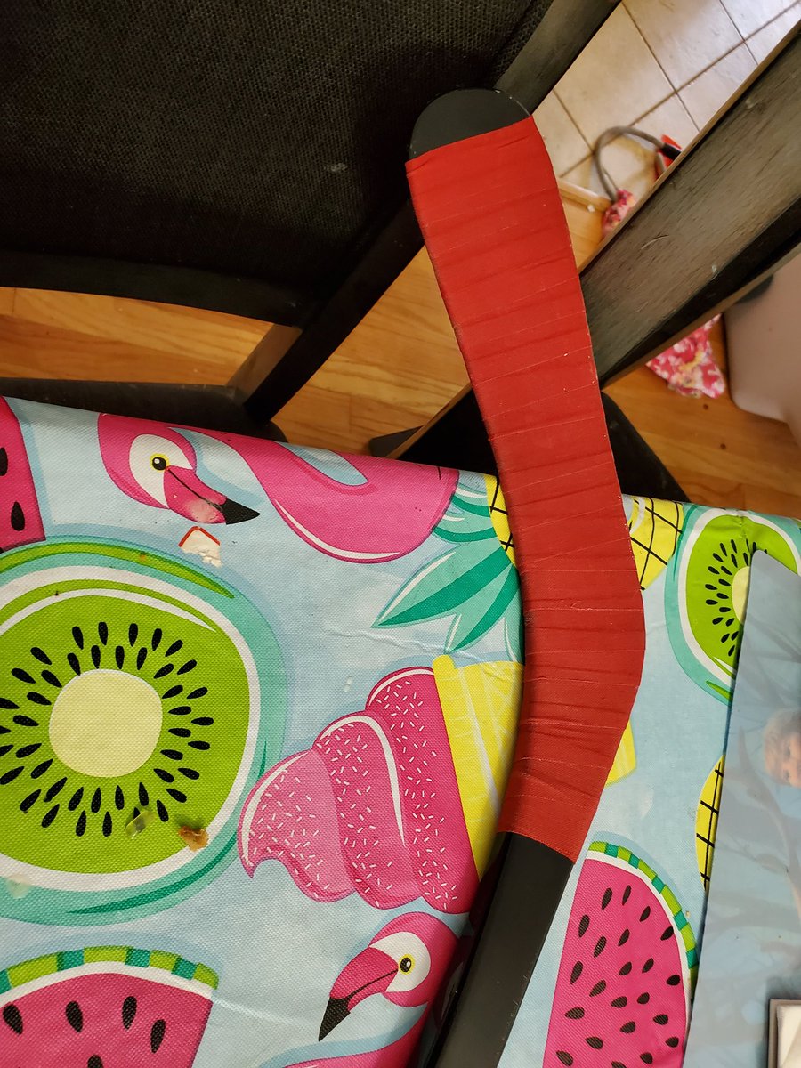movinmanmatt's tweet photo. @Eddieonfox its been 30 plus years since I've had to tape a stick.  Id liek your expert opinion on the little guys new stick.  How'd I do? #dadsweat https://t.co/Fbuf9saSO9