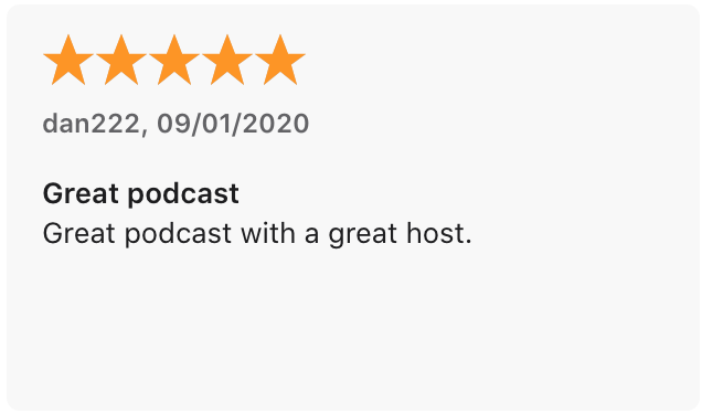 HardcorePSUFB's tweet photo. ANOTHER ⭐️⭐️⭐️⭐️⭐️REVIEW ‼️
Thank you Dan222!
Go & 5 Star Review the Pod on Apple and it will be read on the show!!!
Link: https://t.co/XalMmCQZAP
#HardcoreCFB #Podcast #CollegeFootball https://t.co/VCHSu1NCIS