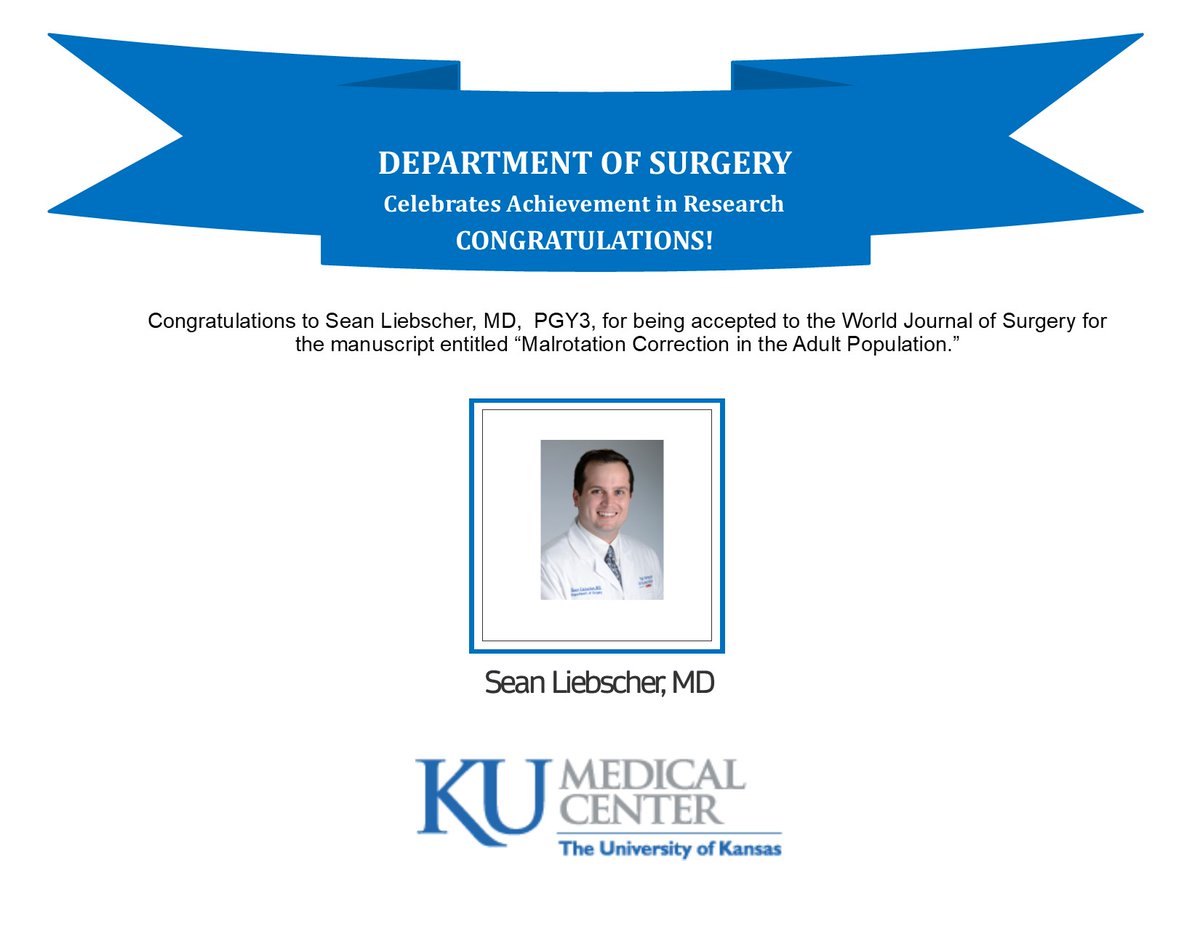 KU Dept. of Surgery (@ku_surgery) on Twitter photo 