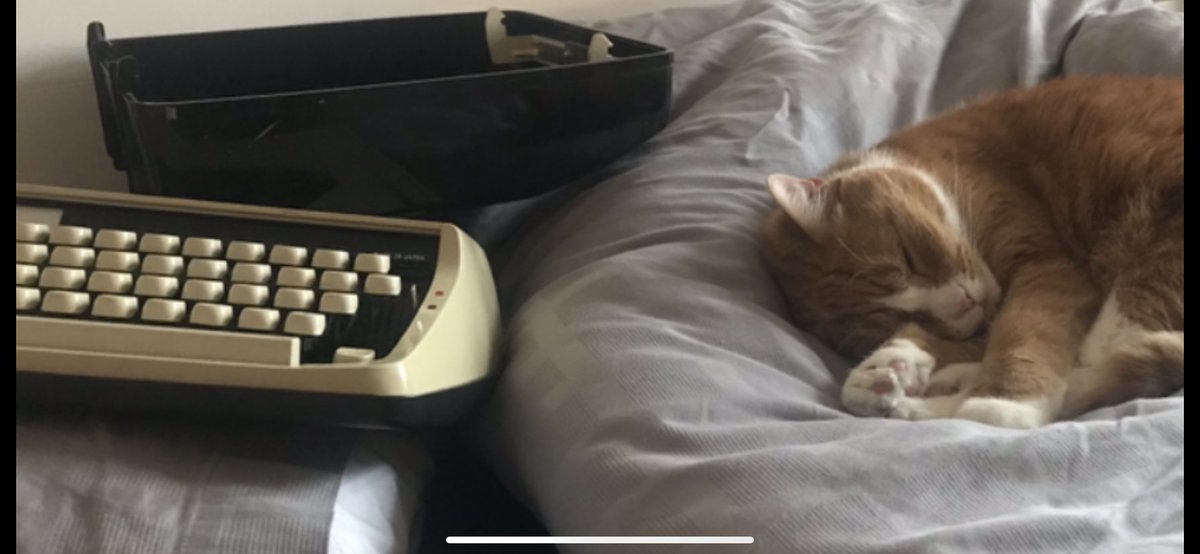 HolmeMadeHulme's tweet photo. Love my old typewriter. Comes in handy for cards and special personalised bits n bobs. Harry’s pretty ACE too #holmemadeinhulme #handmade #cf #cfartist #perfectgifts #christmasgiftideas #harrythecat https://t.co/QmkMpy0Ru2