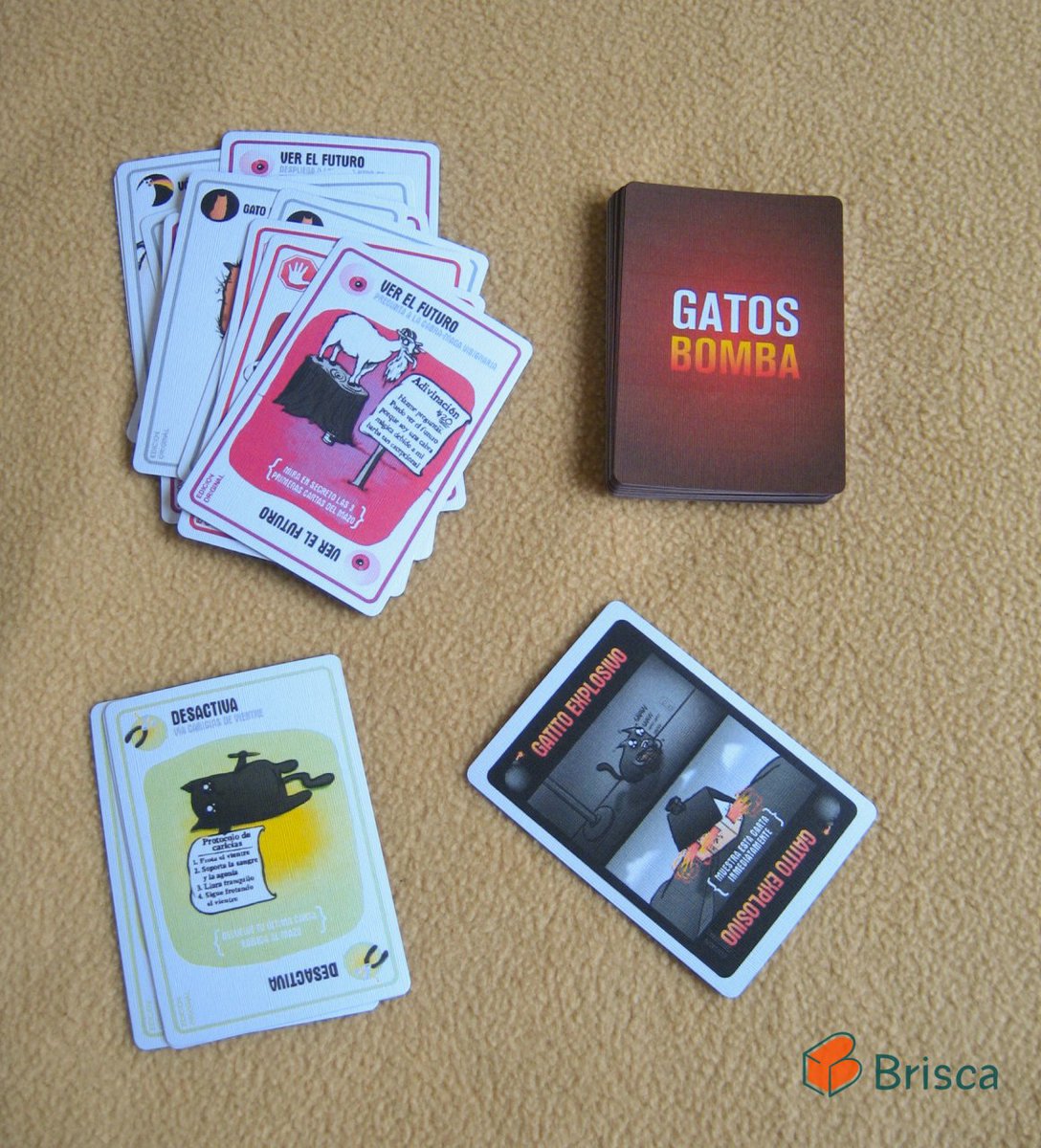 briscacuba's tweet photo. Presentando la nueva visualidad de #ExploddingKittens y sus expansiones. https://t.co/9wswTAc07y