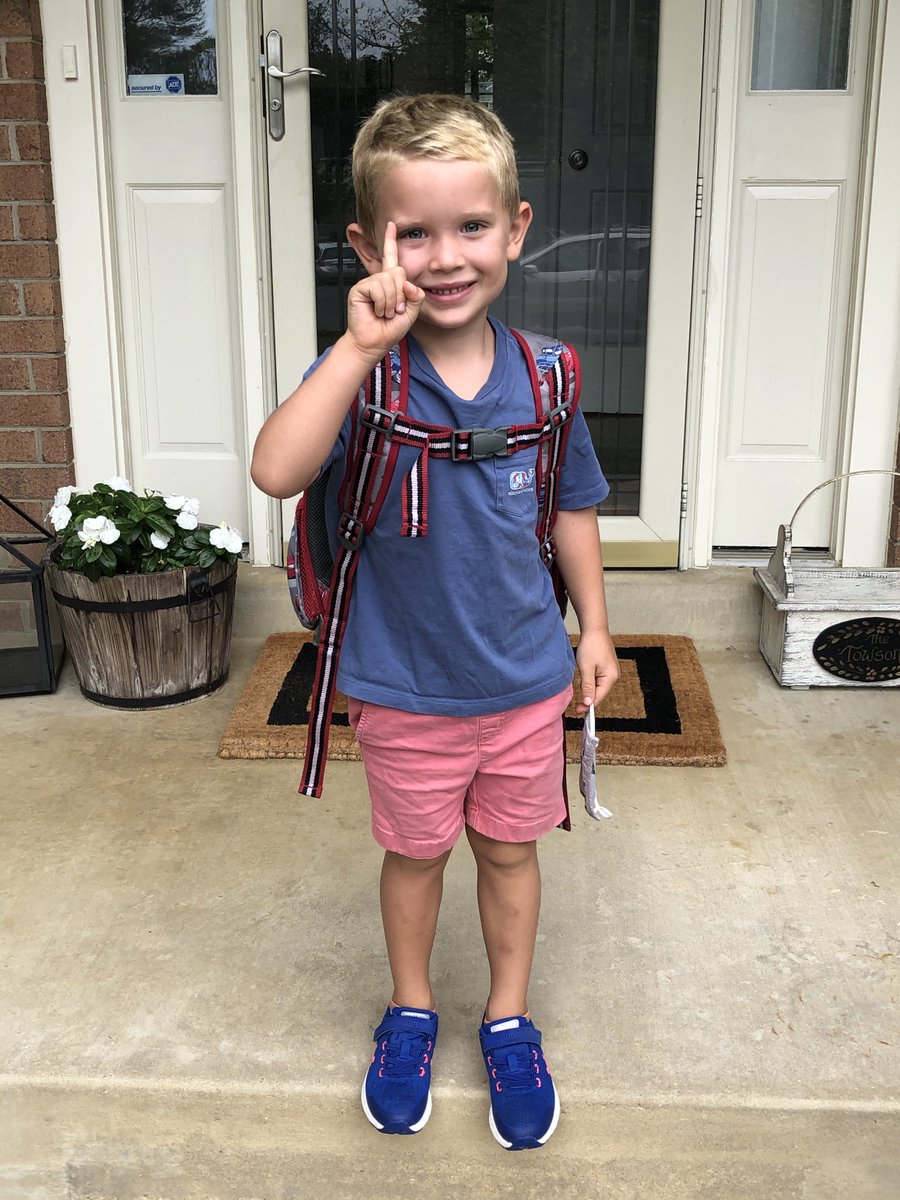 K_Cocozzella's tweet photo. Our @StPetersOlney PreK students absolutely rocked it today! A big thank you to our teachers and parents who both play a major part in their distance learning! We are grateful. #ADWFirstDay #onepanther https://t.co/tRXmymyFGz