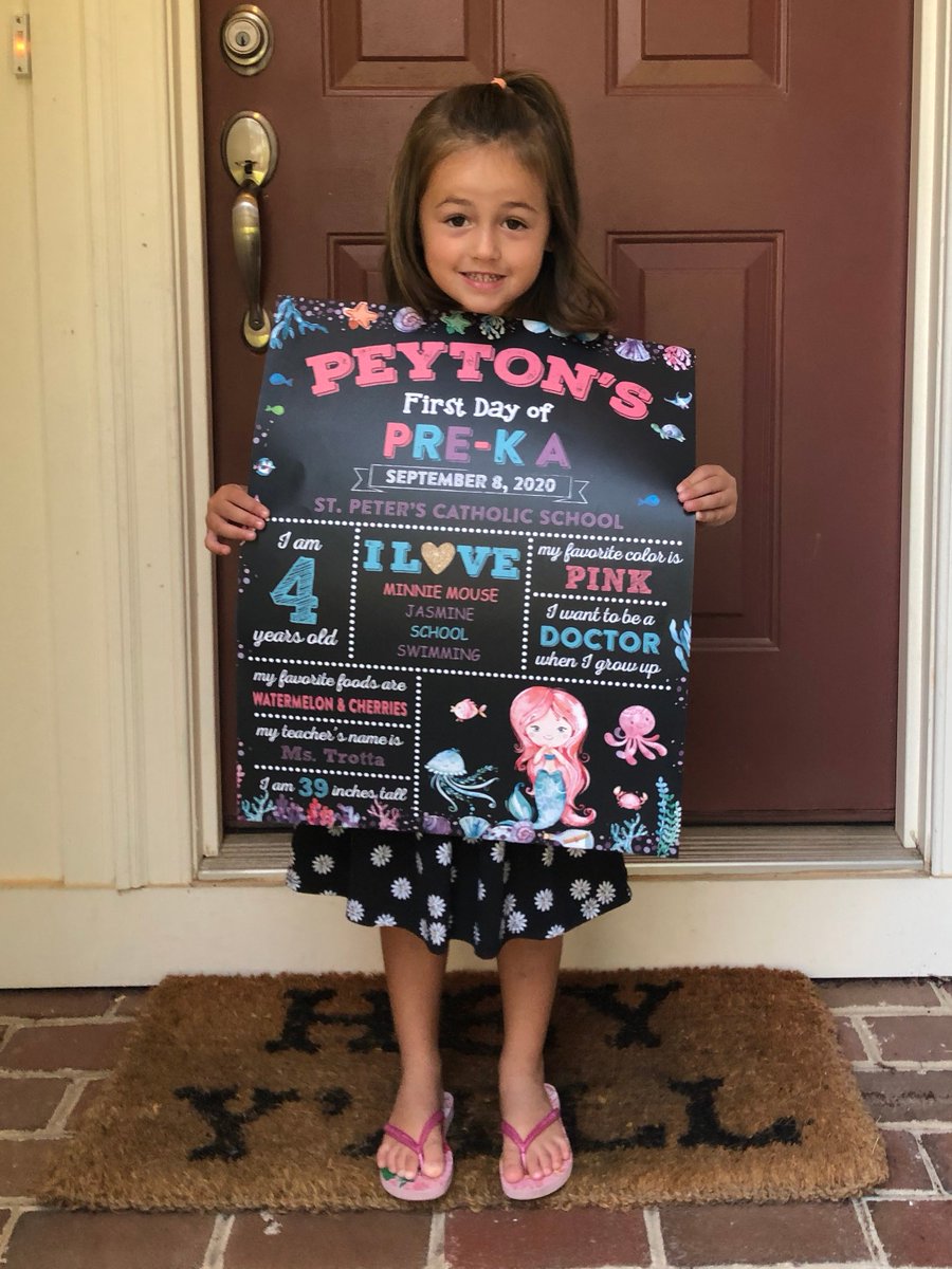 K_Cocozzella's tweet photo. Our @StPetersOlney PreK students absolutely rocked it today! A big thank you to our teachers and parents who both play a major part in their distance learning! We are grateful. #ADWFirstDay #onepanther https://t.co/tRXmymyFGz