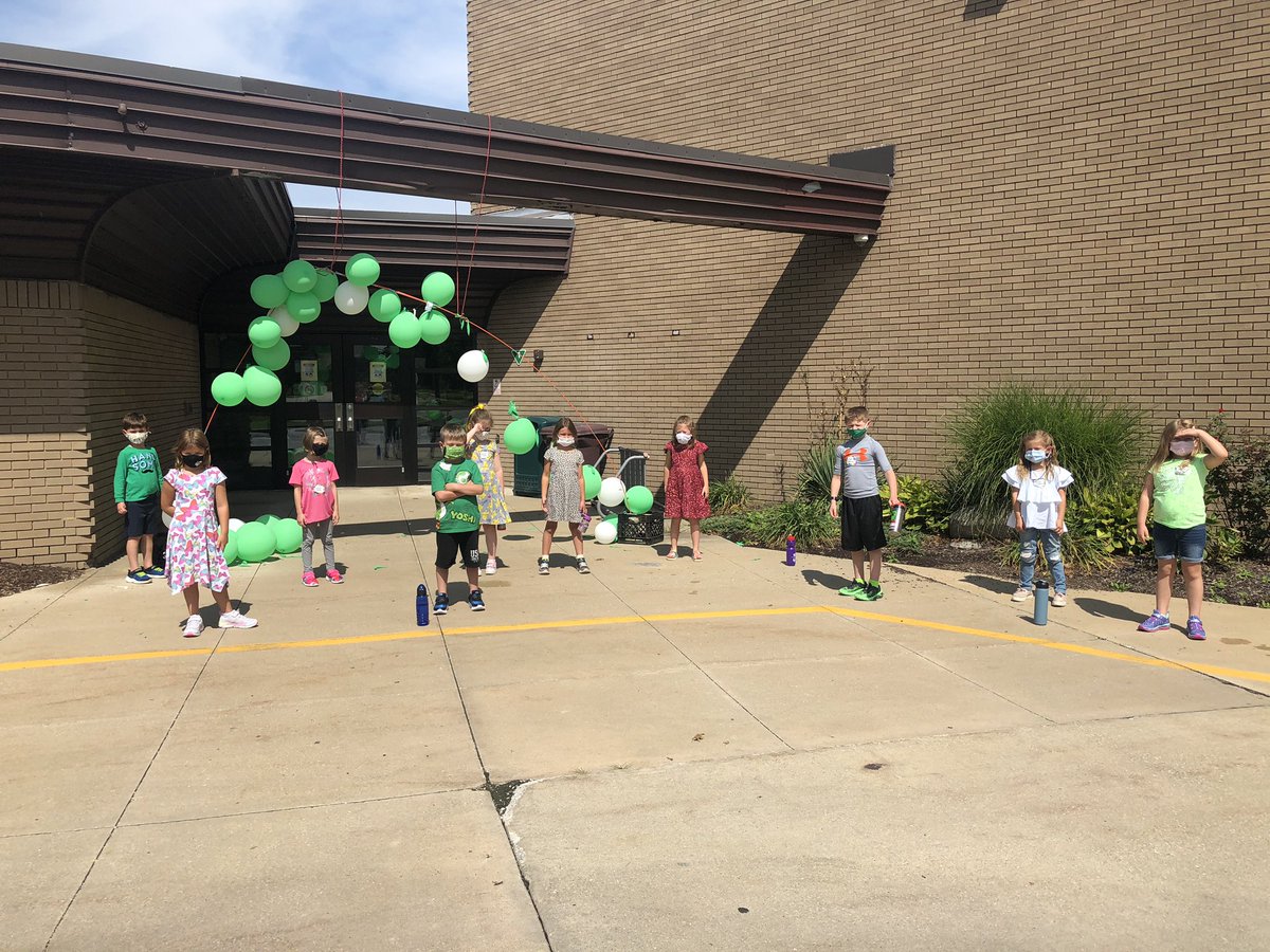The Knights group posing for a socially distanced first day picture!  #nordoniarocks