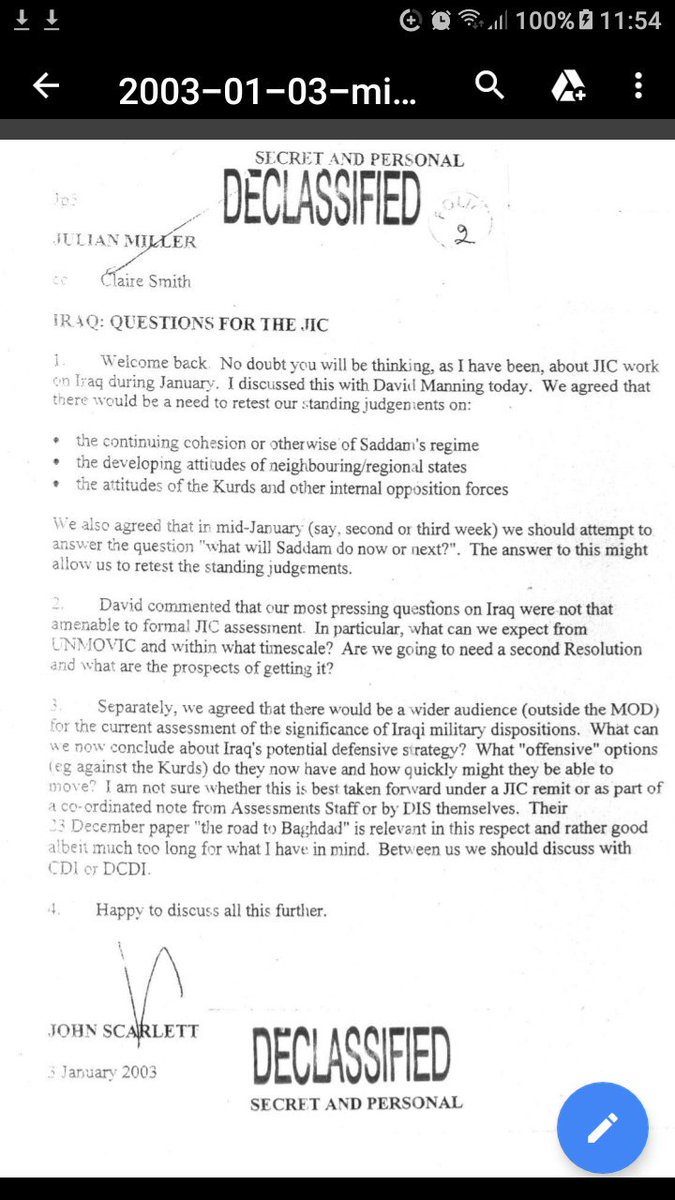 Before working with Joseph Mifsud for 5+ years. Claire Smith worked for the Joint Intelligence Committee when it published its sexed up dossier. The JIC was scalded by Lord Butler for relying on bad intelligence from Italy concerning forged documents linking Iraq WMDs to Niger.