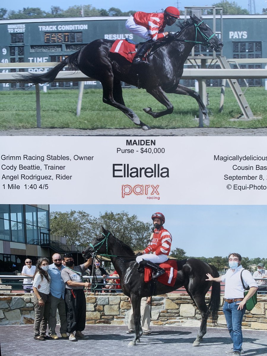 CCBRacingStable's tweet photo. #parx #Ellarella #bankheist https://t.co/IVQaD5pqTi