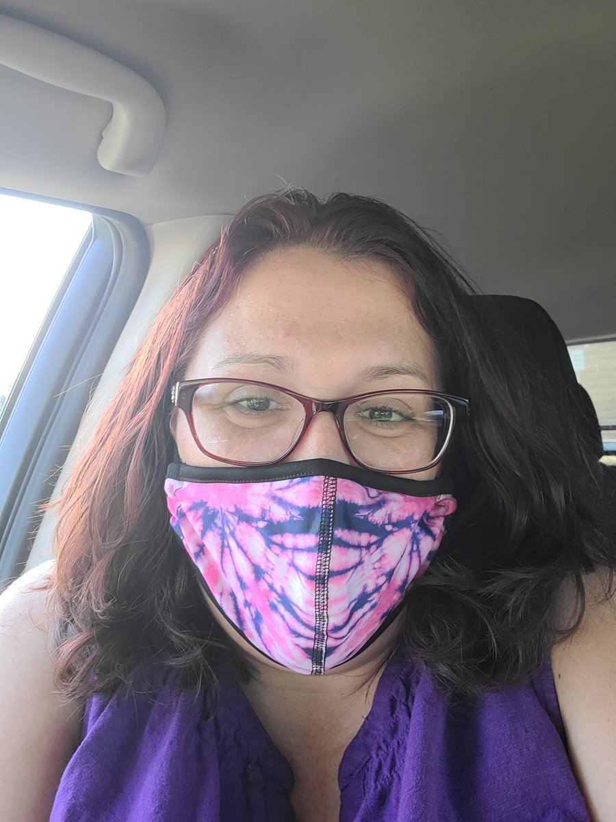 DMMiller_CBSD's tweet photo. Behind that mask is a big smile. Day 1 complete! I am excited to get to know more about my new students tomorrow. #UnamiPride @CBUnamiMS https://t.co/3B96nAx4xC